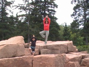 Tree pose Maine